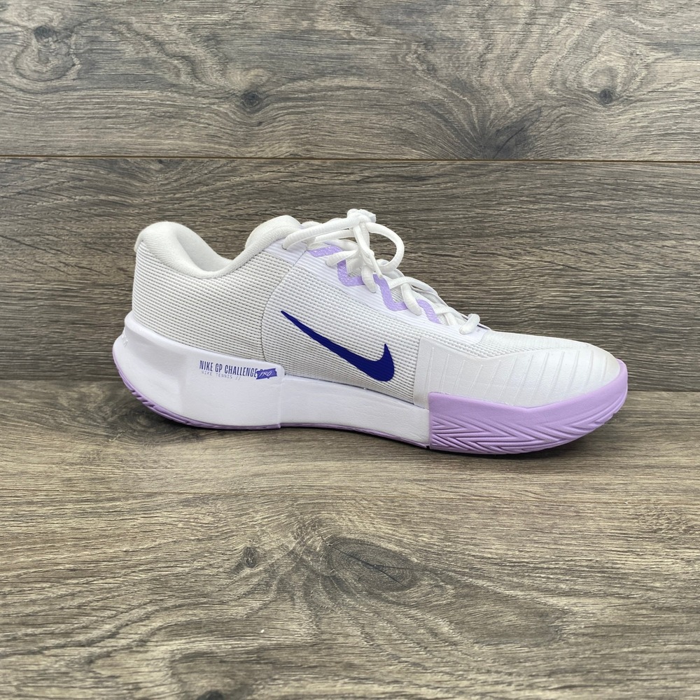 Nike Court GP Challenge Pro Tennis Shoes Womens 9.5 White Purple FB3146-101 - Picture 5 of 9
